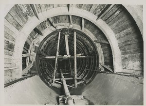 Underground Paris Water collector Gare de l'Est Railway Station Old Photo 1935#1