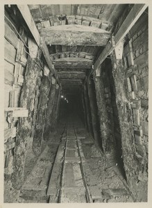 Underground Paris Water collector tunnel Construction Old Photo 1935 #5