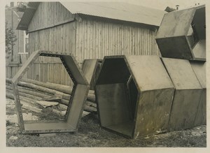 Underground Paris Water collector formwork la Courneuve Old Photo 1935 #2