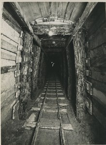 Paris Souterrain Collecteur d'eau tunnel Construction Ancienne Photo 1935 #10