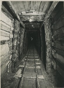 Underground Paris Water collector tunnel Construction Old Photo 1935 #10