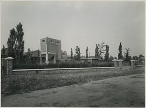 Underground Paris Water collector Office workshop Aubervilliers Old Photo 1935#1