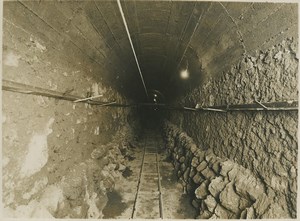 Underground Paris Water collector tunnel Construction Old Photo 1935 #12