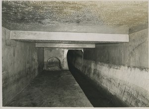 Underground Paris Water collector tunnel Construction Old Photo 1935 #13