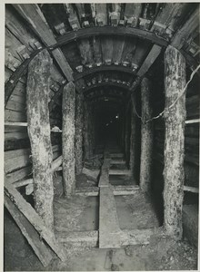 Underground Paris Porte de Pantin Water collector Old Photo 1935 #11