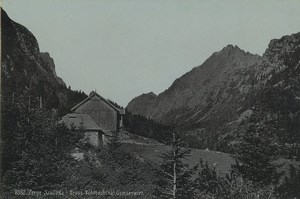 Slovakia High Tatras Zerge Szalloda Kohlbachtal Old Cabinet Photo Stengel 1900