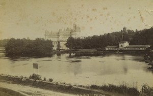 France Chateau de Pierrefonds vue prise de la Gare Ancienne Photo Neurdein 1880