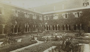 Germany Constance Inselhotel gardens Old Photo Wolf 1880