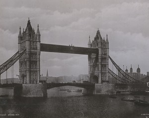 United Kingdom London Tower Bridge Old Photo LSC 1890