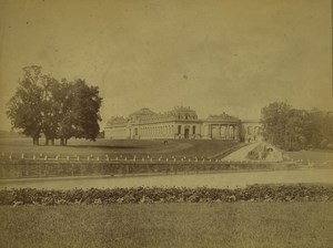 France Chateau de Chantilly castle Stables Old Photo Chalot 1885 #1