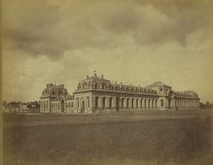 France Chateau de Chantilly castle Stables Old Photo Chalot 1885 #2