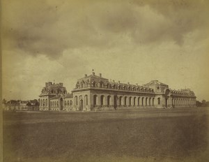 France Chateau de Chantilly castle Stables Old Photo Chalot 1885 #2