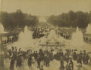 France Versailles Palace Bassin de Latone Old Photo Neurdein 1900