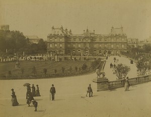 France Paris Palais du Luxembourg Palace Old Photo Neurdein 1900