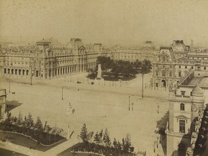France Paris New Louvre Old Photo Neurdein 1900