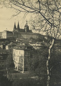 Czech Republic Prague Castle Old Photo 1935