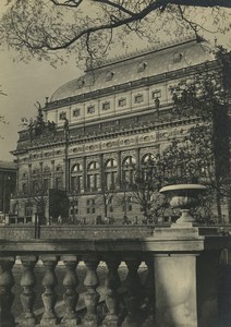 Czech Republic Prague National Theatre Old Photo 1935