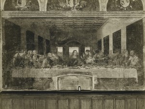 Italy Milano S Maria delle Grazie Painter Leonardo da Vinci Old Photo Brogi 1900