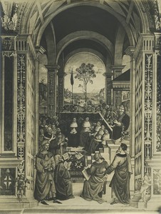 Italy Siena Duomo Painter Pinturicchio Old Photo Lombardi 1900