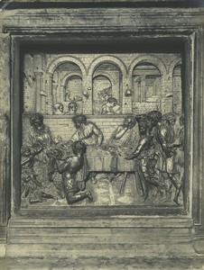 Italy Siena Baptistero sculptor Donatello Old Photo Lombardi 1900