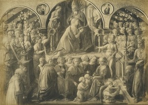 Italy Firenze Antic Galery Painter Filippino Lippi Old Photo Jacquier 1900