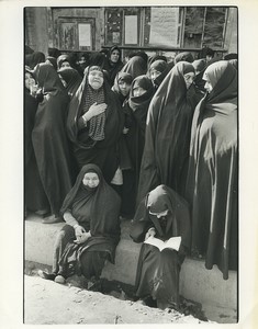 Iran Teheran Ayatollah Khomeiny arrival Iranian revolution Press Photo 1979