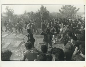 Iran Teheran Ayatollah Khomeiny arrival Iranian revolution Press Photo 1979