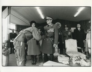 Iranian Shah Celebration Victory Azerbaidjan Press Photo 1977