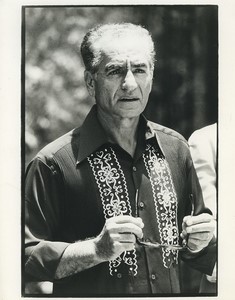 Mexique Cuernacava Shah Iranian revolution Press Photo 1979