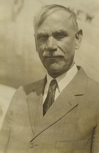USA Senator Reed Smoot, of Utah in New York Old Press Photo 1920's
