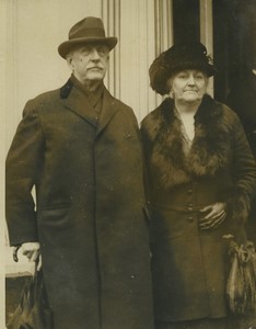 USA Lakeville Mr & Mde Summer Coolidge at the White House Old Press Photo 1920's