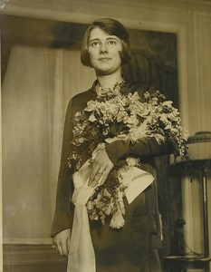 USA Philadelphia Elisabeth Crispin Thomas Holme descendant Old Press Photo 1924