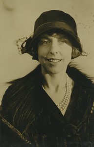 USA Guinevere Sinclair Viscountess Dunsford Portrait Old Press Photo 1920's