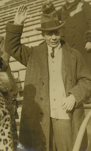 Teddy Roosevelt Franklin Field Philadelphia Army Navy Baseball Press Photo 1920s