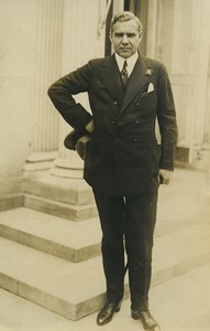 USA Matthew C. Brush former head of Hog Island Shipyard Old Press Photo 1920's