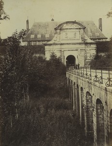 France Arras Vauban Citadel Door Old photo Voelcker 1882
