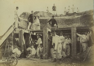 France Arras 3rd Engineer Regiment Military Ballooning Old Voelcker photo 1882#2
