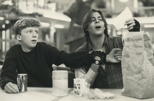 USA Breakfast Club Anthony Michael Hall Judd Nelson Promotional Film Photo 1984