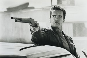 Arnold Schwarzenegger Terminator 2 James Cameron Promotional Film Photo 1991 #1