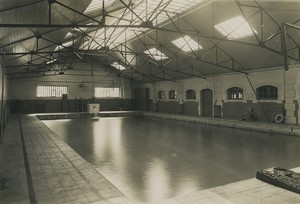 France Saint Cyr Military School Swimming Pool Old Photo Roosen 1930 #2