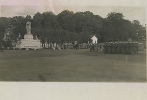 France Marshal Foch at Saint Cyr Military School Old Photo Roosen 1928