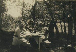 France Courtine Camp Travel of Saint Cyr Military School Old Photo 1926