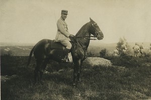 France Saint Cyr Military School the Horse Travailleur Old Photo 1926