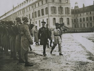 Visit of the Prince of Wales at the Saint Cyr Military School Old Photo 1926 #6