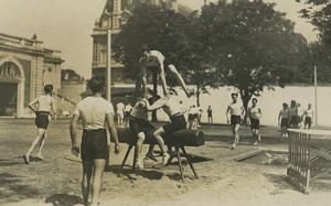 France Saint Cyr Military School E.M.G. Sports Pommel horse Old Photo 1924 #1