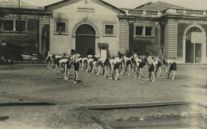 France Saint Cyr Military School E.M.G. Sports Aerobics? Old Photo 1924 #3