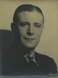 French Actor Henri Garat Old Photo Harcourt 1940