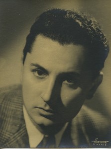 French Actor Pierre Brasseur Old Photo Harcourt 1940