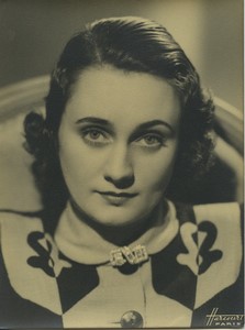 French Actress Suzanne Baugé Old Photo Harcourt 1940