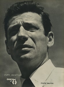 Acteur Français Yves Montand Ancienne Photo Walter 1940'